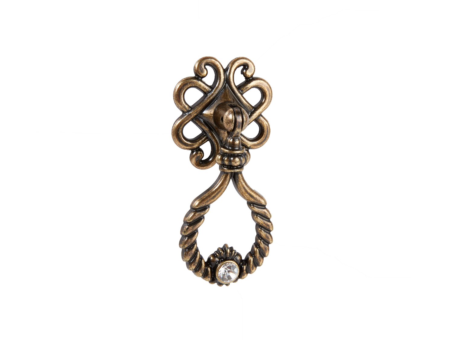 Мебельная ручка-капля со стразами TL 19.10000-TL 19.10005